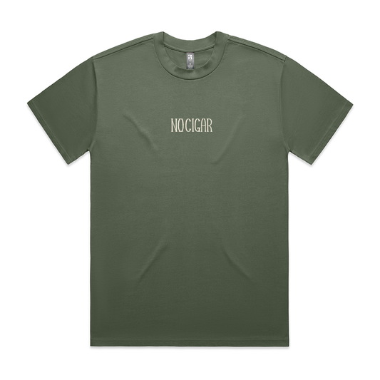 NO CIGAR TEE GREEN